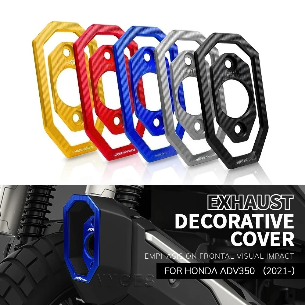 

For Honda ADV350 ADV 350 2021 2022 2023 2024 2025- Decorative Shell Exhaust Tip Cover Muffler Tail End Anti Collision Cover