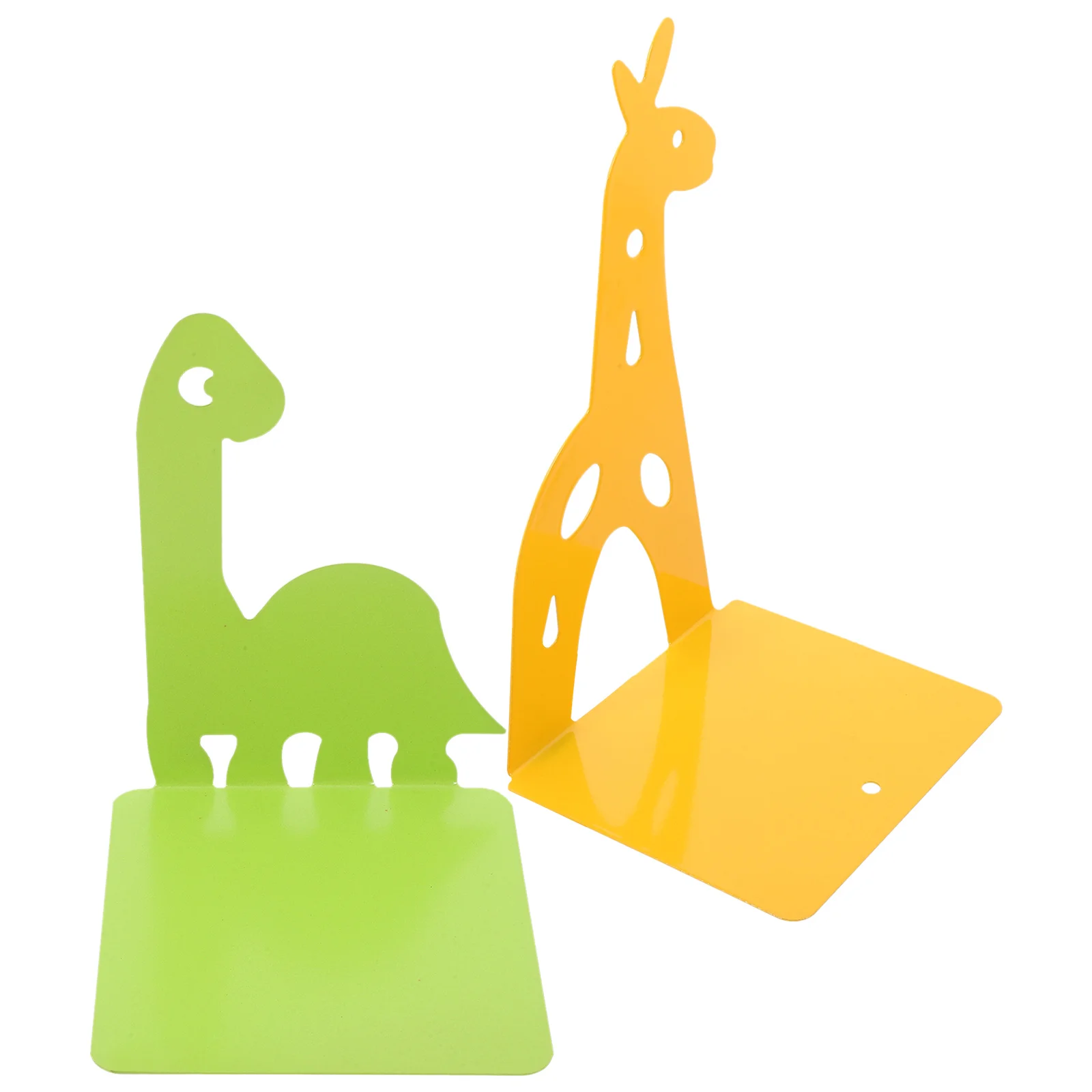 

2Pcs Cute Animal Bookends Metal Book Ends for Shelves Heavy Duty Book Holder for Desk Organizer Sturdy Bookcase Holder
