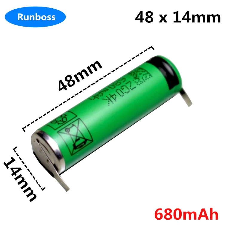 US14500V US14500ULB Li-ion Rechargeable New Battery for Philips HQ8170 Razor Shaver 14500CY