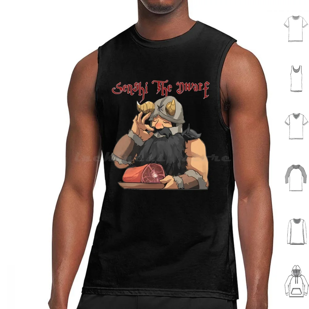 Funny Delicious In Senshi Tank Tops Print Cotton Meshi Delicious In Anime Manga Meshi Manga Meshi Anime Itzusumi Catgirl