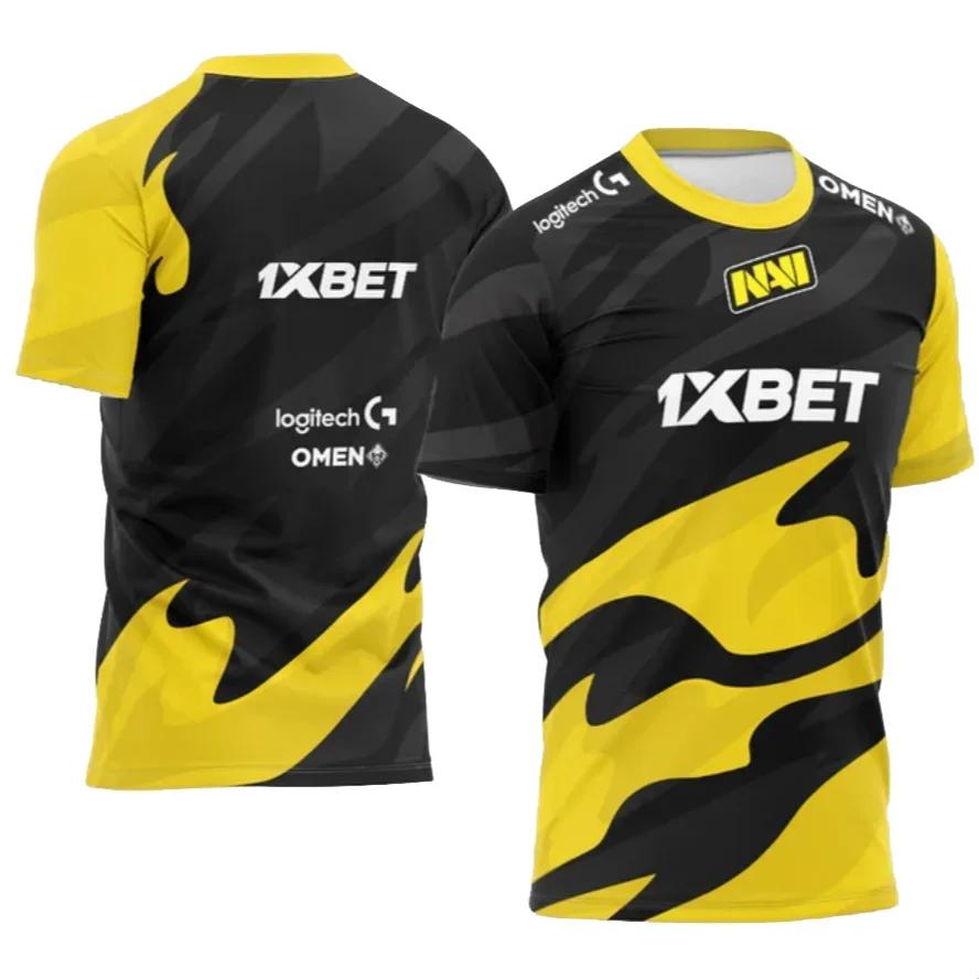 Nuevo uniforme del equipo de juego Esports Navi, camiseta para hombre CSGO Games Pro Player, camisetas informales de verano, ropa de calle transpirable deportiva, camisetas