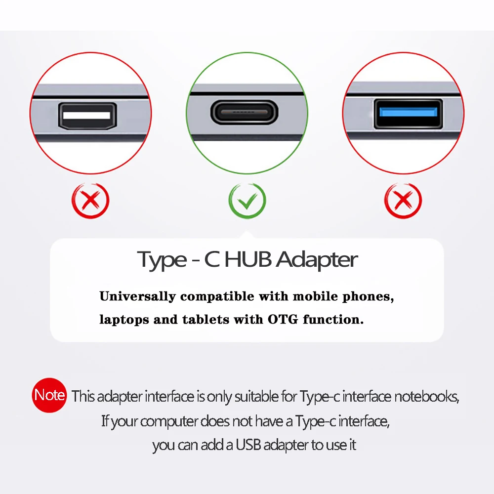 Usb c hub tipo c divisor docking station portátil adaptateur thunderbolt usb c com pd hdmi-compatível para macbook pro/ar m1