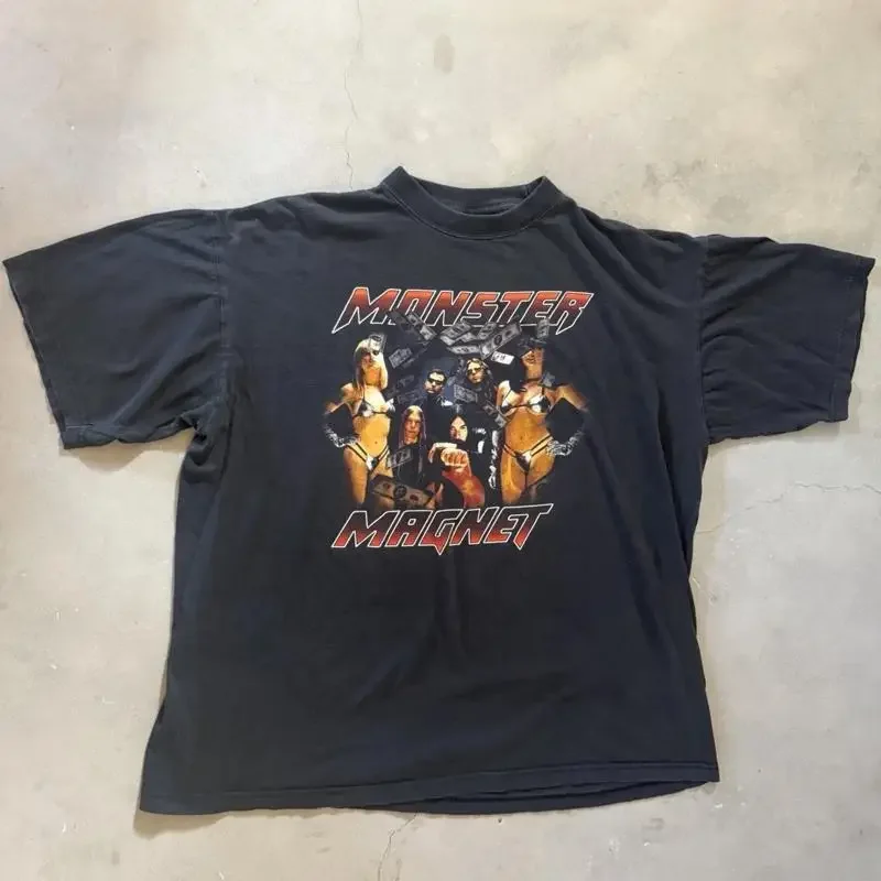 Vintage 90s Monster Magnet Powertrip Faded T-Shirt