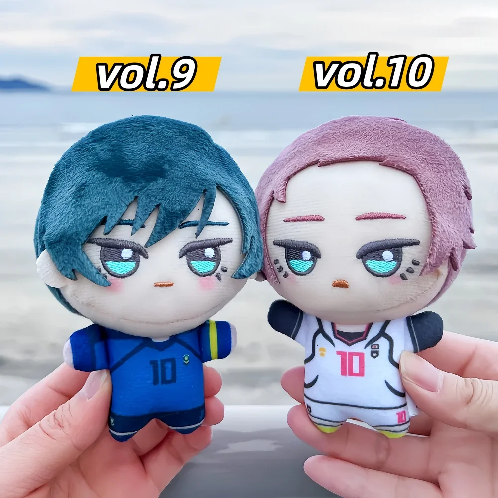 

Оригинальные плюшевые куклы-брелоки по аниме Blue Lock, тома 9 и 10, с персонажами Рин Ито и Бачира Мегуру, мягкие игрушки-подарки
