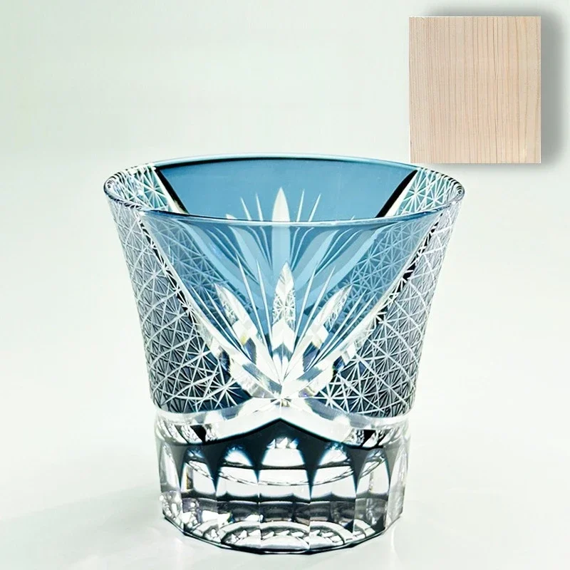 Wine glass, foreign wine glass, Japanese handmade crystal glass.