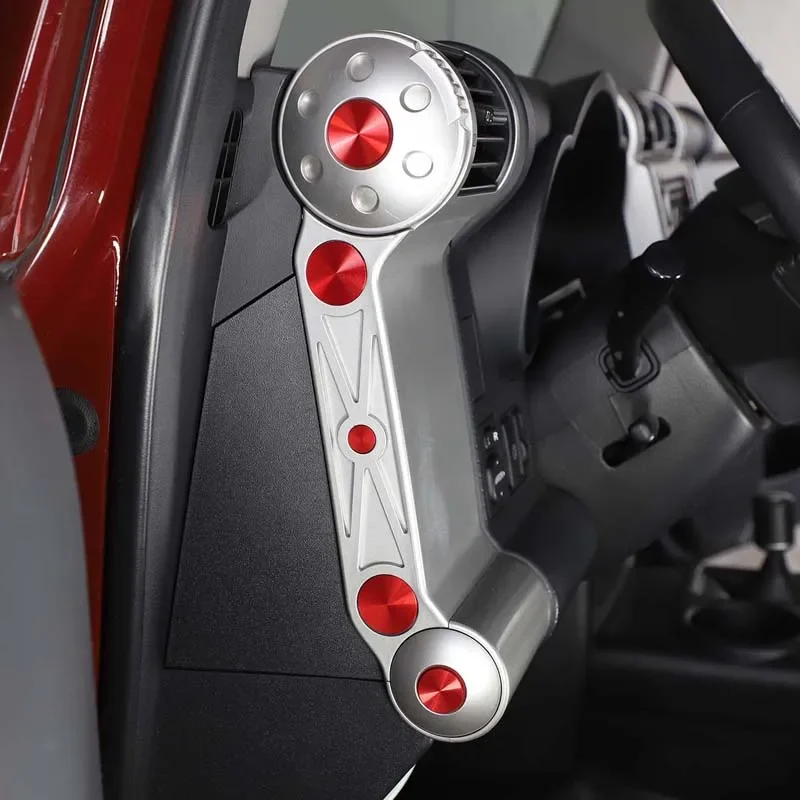 

For 2007-2021 Toyota FJ Cruiser Aluminum Alloy Car Dashboard Both Sides Decorative Patch Car Interior Protection Accessories