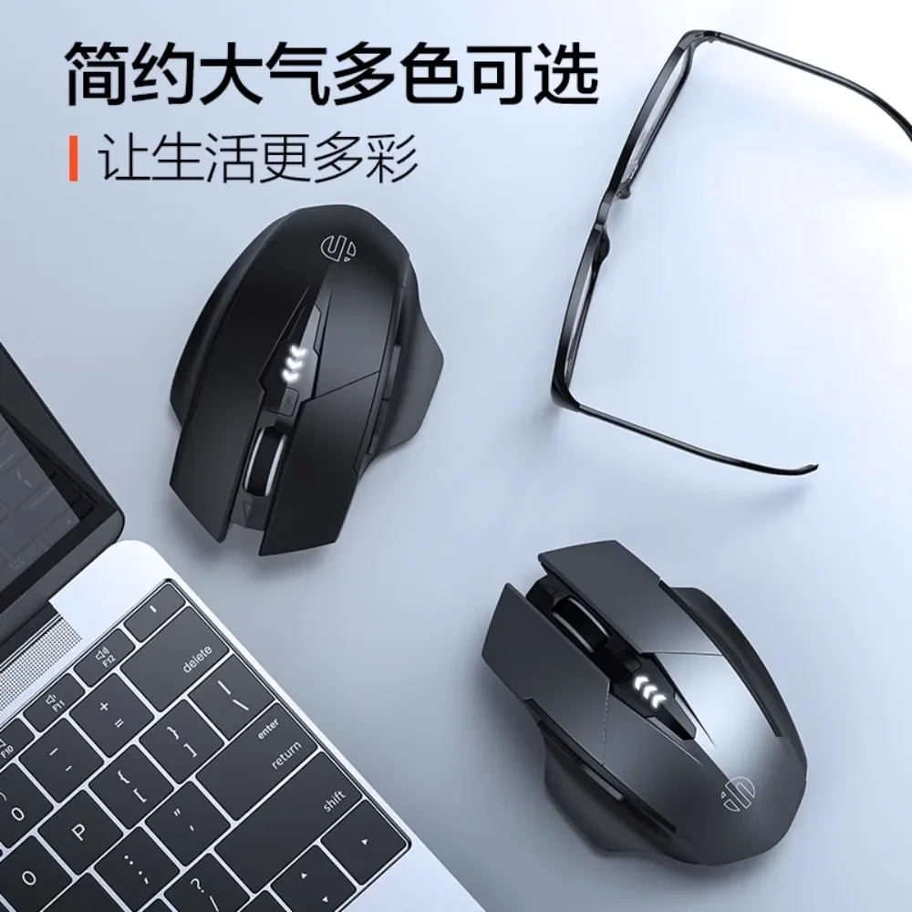 Inphic F1S Wireless Mouse Rechargeable 2400dpi Silent High Value Fast Response HighQuality Ergonomic Design Power display 500mAh