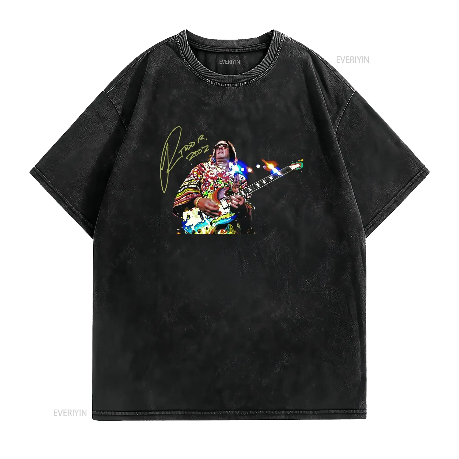 New Todd Rundgren Signature T Shirt All Size S 234XL vintage Washed designer clothes Unisex Comfortable Stylish Stretched
