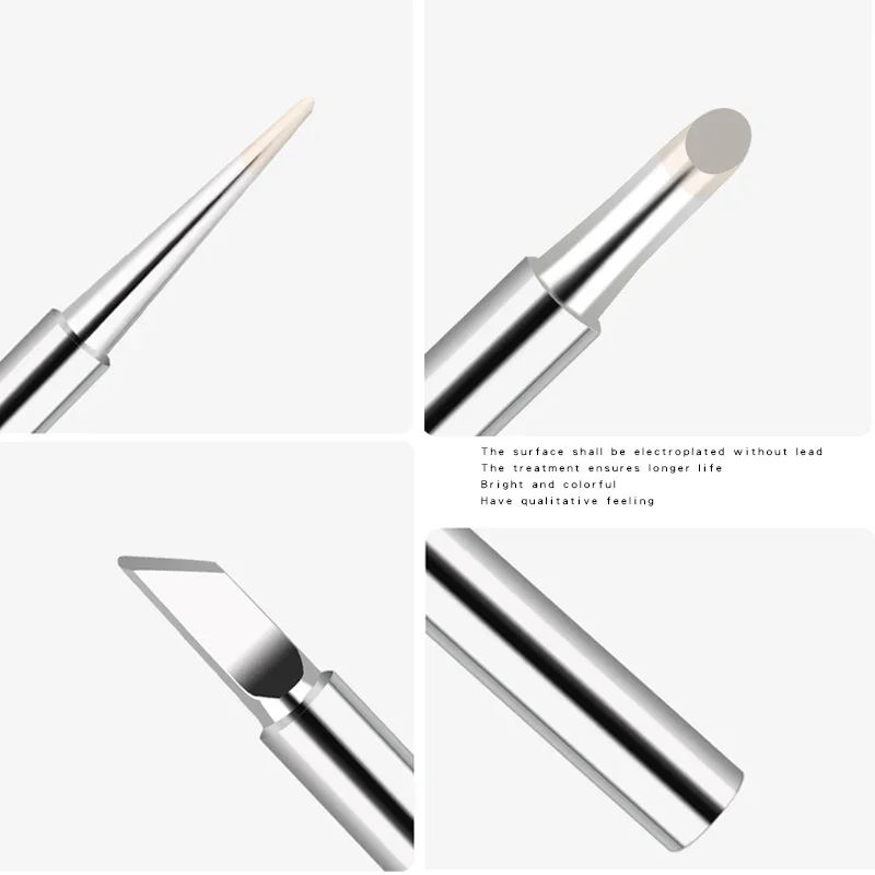 900M-T K/SK/B/I/IS/1C/2C/3C/4C/2.4D/3.2D Series Soldering Iron Tips Lead-Free Welding Head BGA Soldering Tool Accessories