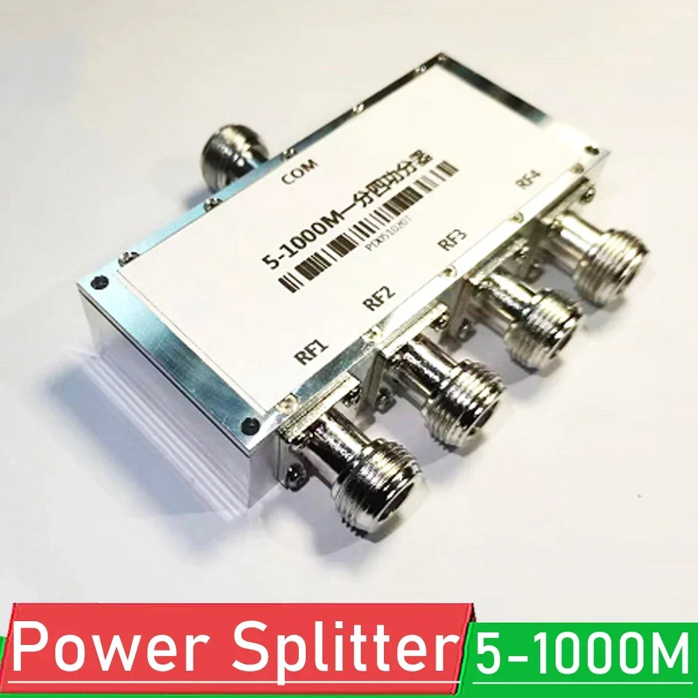 5-1000M one split four power divider N-type intermediate frequency power divider one split four power divider N-type combiner