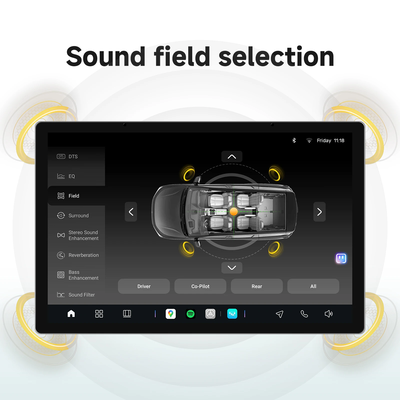AURAAI 8 Core Android Auto radio Für Toyota Corolla Auris 2013 - 2016 Autoradio 2K Intelligente Bildschirm GPS 360 Kamera AI Carplay – Detail 15