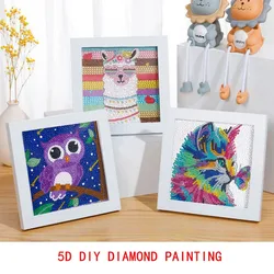 Kindergarten Gift Children's Diamond Painting 5D Handmade DIY Dot Diamond Mosaic Painting Full Diamond Frameless stickers