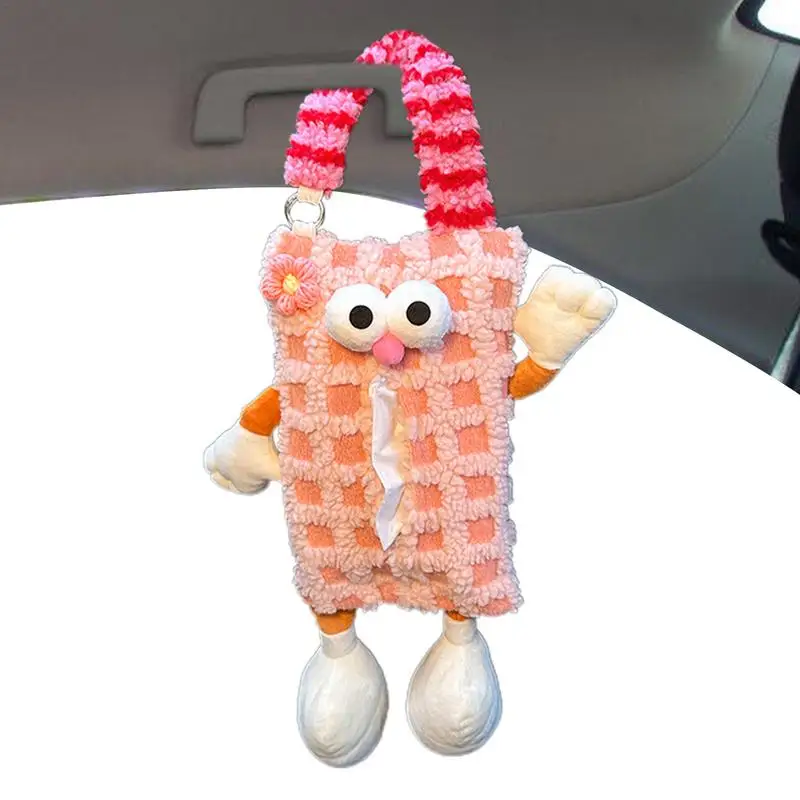 動物の絵が描かれたペーパーポーチ,車のサスペンション,背もたれ,ティッシュポンプ,カーアクセサリー,背もたれ,シートホルダー,収納用品