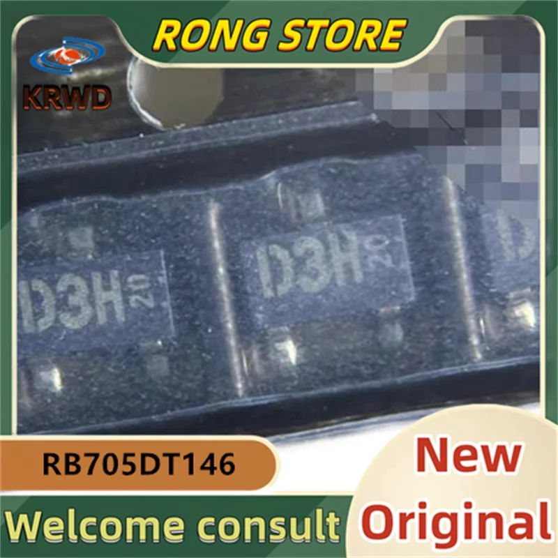 50pcs D3H  New and Original RB705DT146 RB705D SOT-23