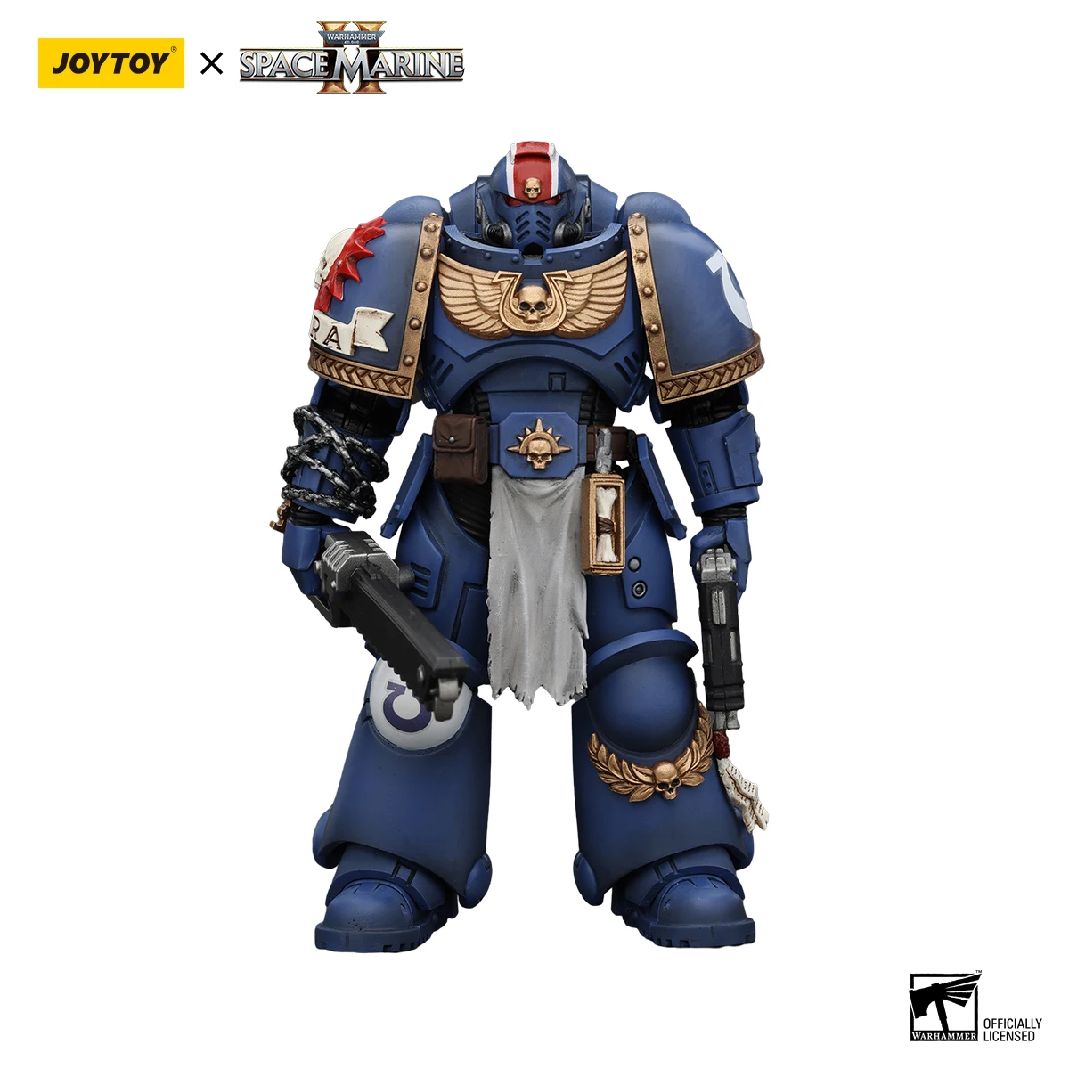 [Pre-order] JOYTOY 1/18 Warhammer 40K Action Figure Ultramarines Brother Chairon Sergeant Gadriel Lieutenant Titus Model