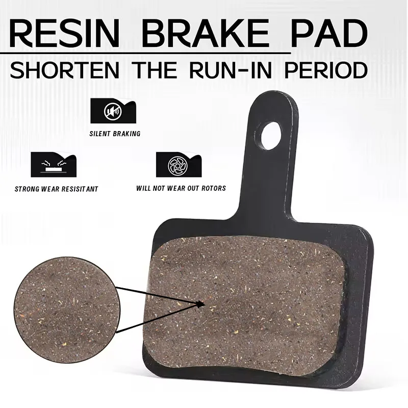

20 Pairs POZDOZ Resin Hydraulic Disc Brake Pads for SHIMANO B01S B05S MTB Road Bicycle Cycling Parts Wear-Resistant Silent