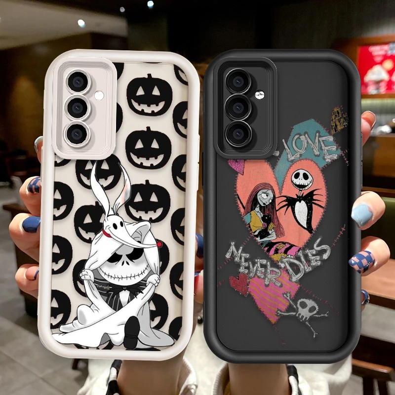 The Nightmare Before Christmas For Redmi Note 13 12 11 10 9 Pro Plus 5G POCO F3 F4 F5 X3 X4 X5 GT Soft Eye Ladder Phone Case