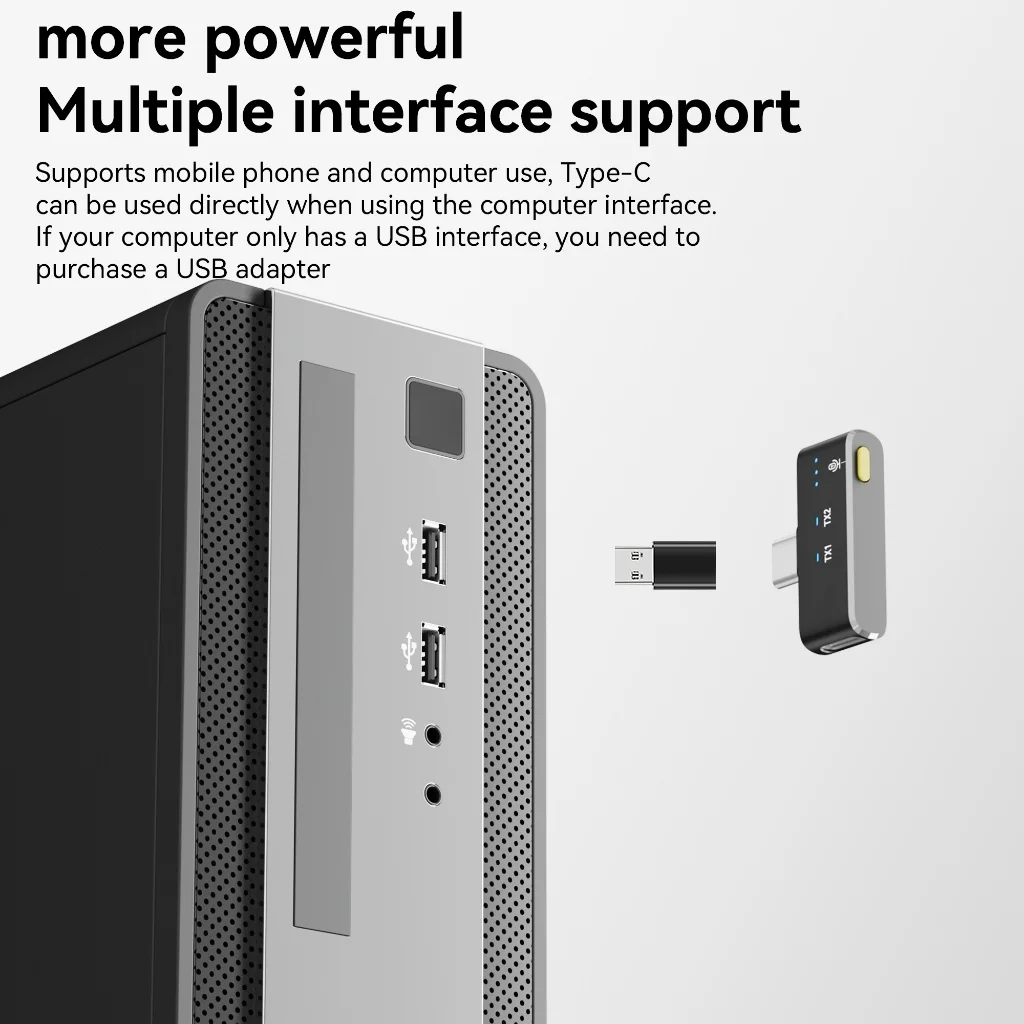 Wireless Lavalier Microphone with Noise Canceling Professional Magnetic Microphone for Studio Recording Interview Live Broadcast