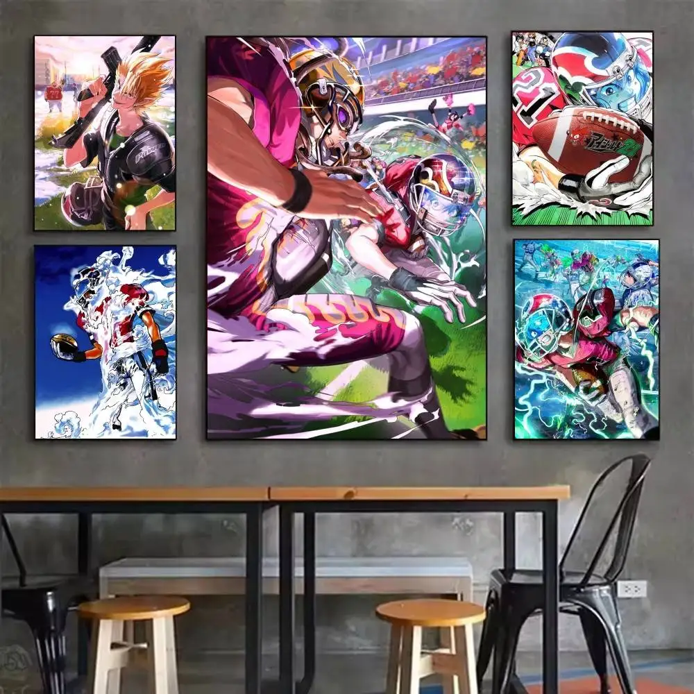 Eyeshield21 Manga Anime  Poster Waterproof HD Art Wall Decal Self-Adhesive Print