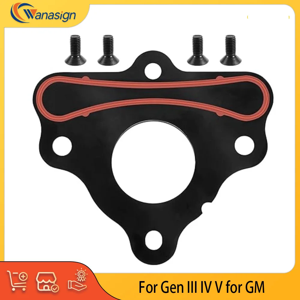 Engine Parts Cam Camshaft Retainer Thrust Plate w/ Bolts Fit 5.3 L V8 Gas For GM LS1 LS2 LS3 LS6 LS7 LQ4