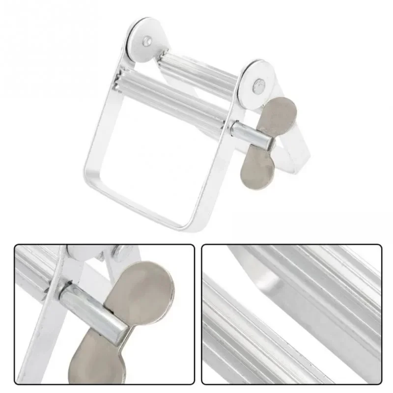 Lazy Toothpaste Dispenser Tube Squeezer Bathroom Metal Squeezer Tool Hair Color Dye Cosmetic Paint Squeezer Tube Tightener