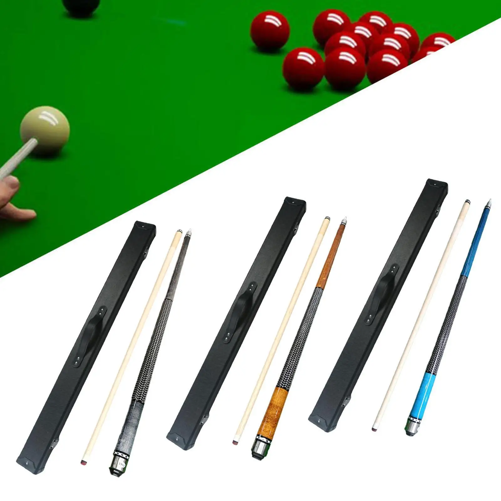 Pool-Queue-Stick, zweiteilig, Holz, 58 Zoll, Snooker-Queue für Anfänger, Männer und Erwachsene