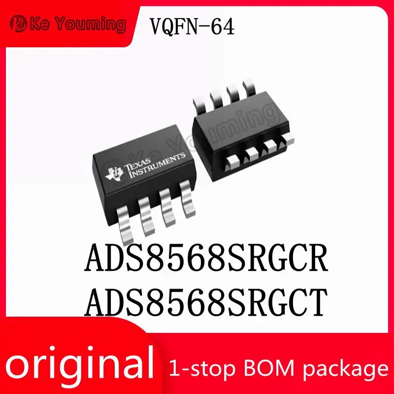 1 Stuks Elektronische Componenten Analoog-Naar Digitaal Converter Matching, Ads8568srgcr, Ads8568srgct, VQFN-64 Smd