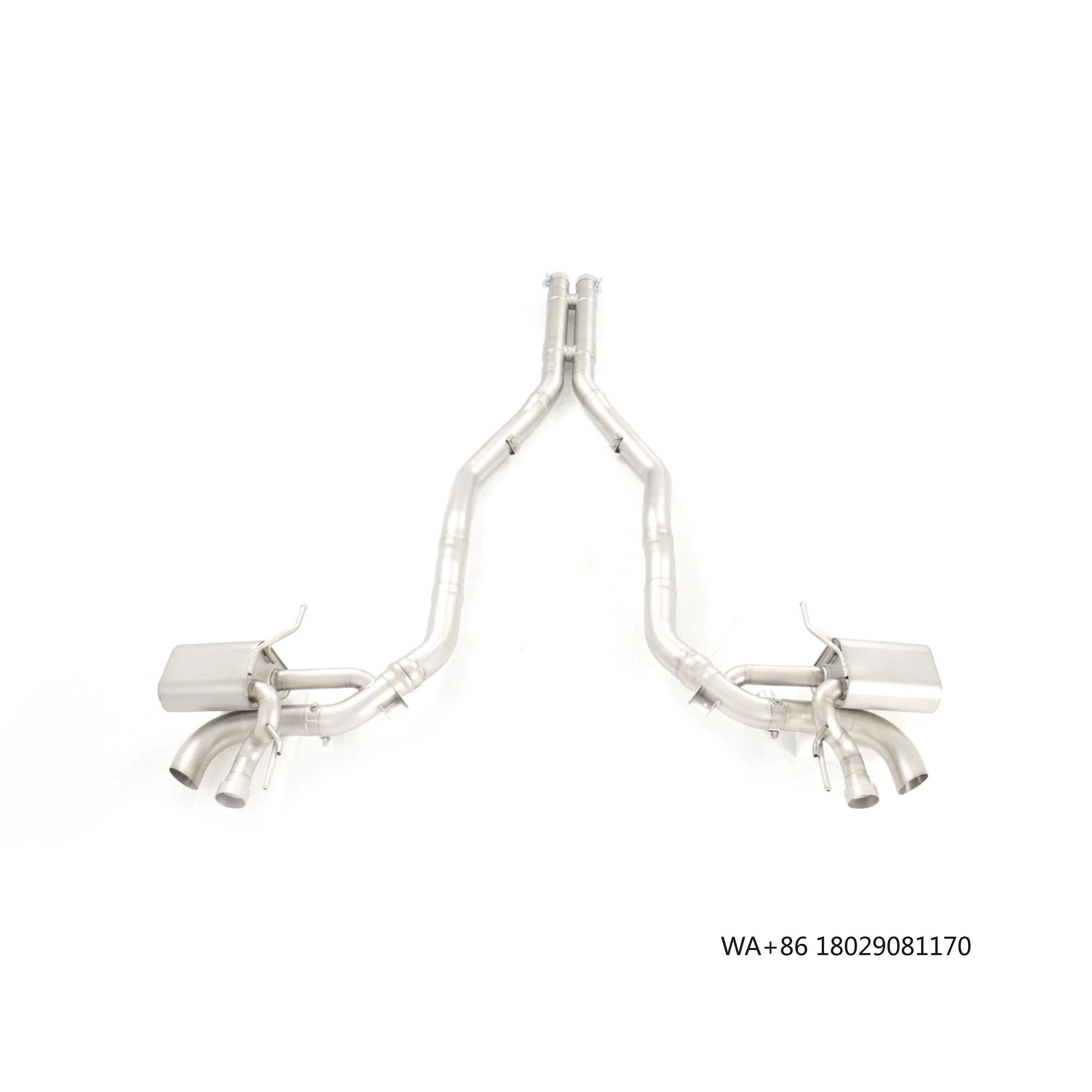 

CGW High Performance SUS304 Full Catback Exhaust Tip Muffler Pipes for 812