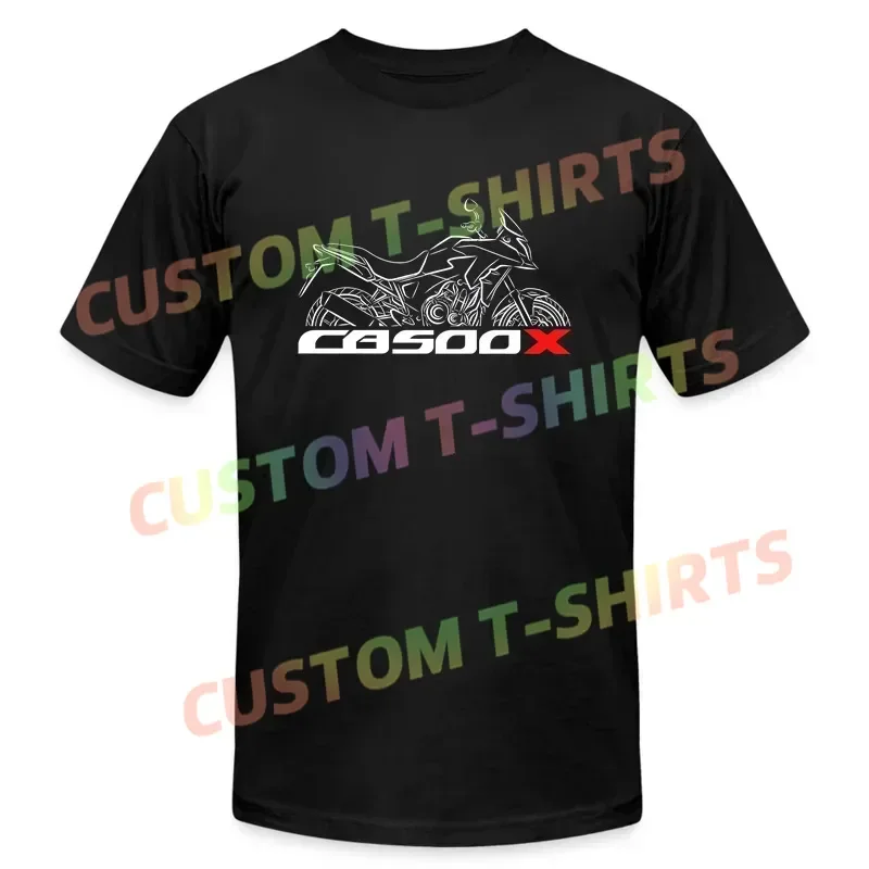 

2025 Men T Shirt Casual Honda CB500X 2013-2023 Motorcycle for ADV Riders T-shirt Graphic Summer Short Sleeves 100% Cotton S-3XL