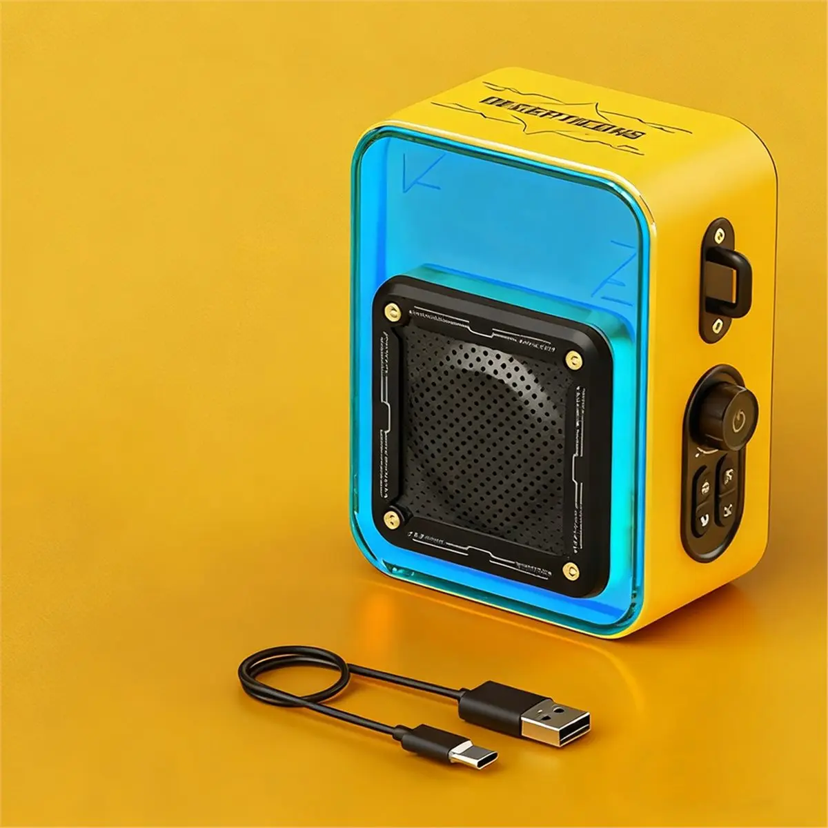 

Портативная Bluetooth-колонка BABQ с LED-подсветкой, стереозвуком, беспроводная, многофункциональная, для улицы, с функцией трансляции звука