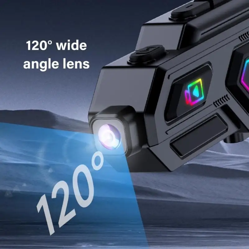 Picture 3: M5TD Helmets Mount Camera Bluetooth-compatible Communication 6.8Hour Continuous Recording