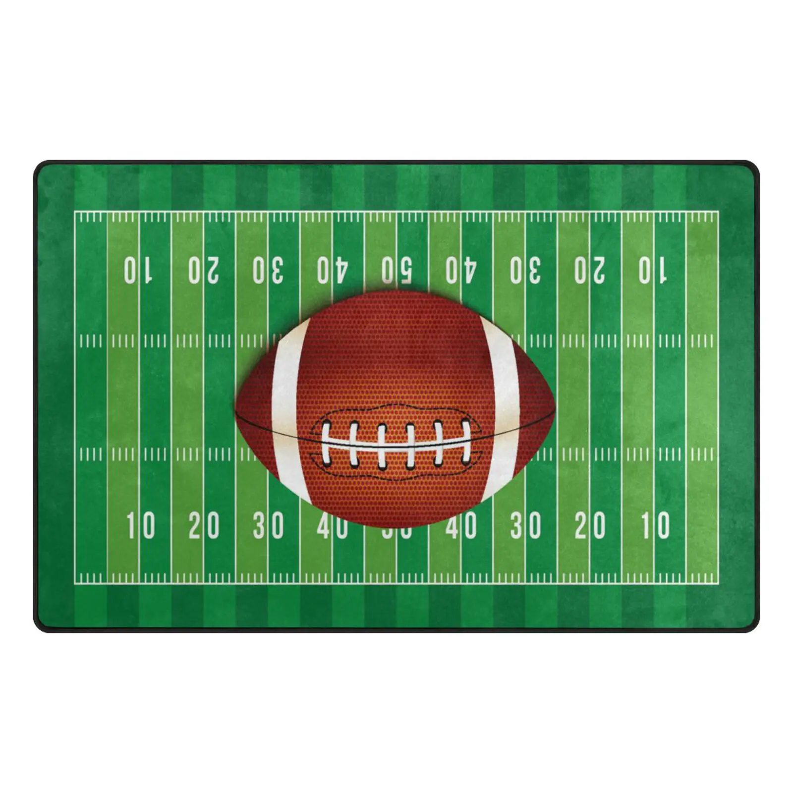 

New Doormat Entrance Mat Creative American Football Print Carpet For Living Room Bedroom Non-slip Absorbent Floor Rug Home Decor