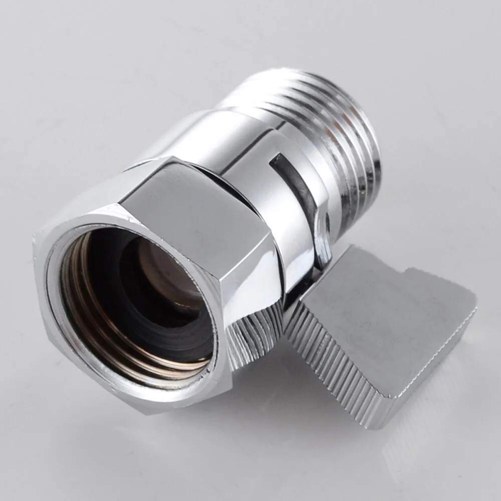 Brass Water Flow Quick Control Valve Shut Off Valve For Shower Head Adjustable Water Pressure Regulator Bath Water Tap Accessory