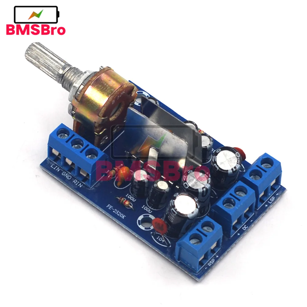 

TEA2025B Mini Audio Amplifier Board Dual Stereo 2.0 Channel Amplifier Board For PC Speaker 3W+3W 5V 9V 12V CAR