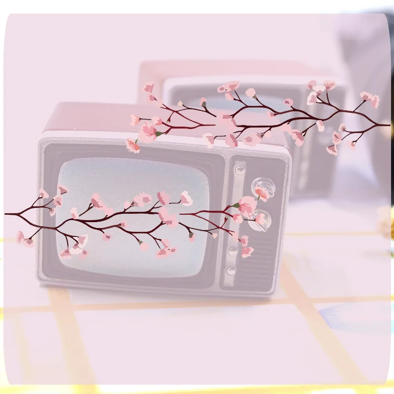 

Dollhouse Miniature Mini TV Appliances Ornaments Imitation Old-fashioned Nostalgic Furniture Living Room Accessories