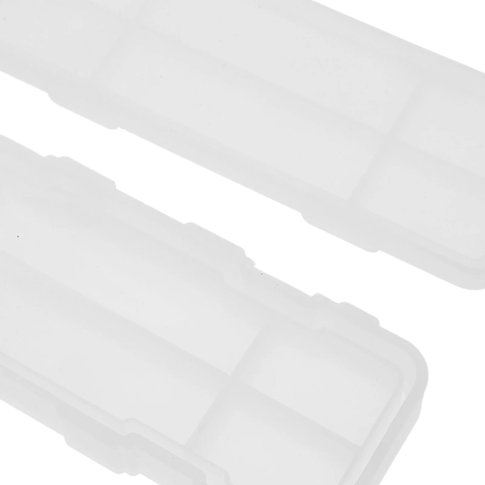 

2pcs Silicone Pencil Box Mold Reusable Washable Flexible Diy Epoxy Resin Casting Mold For Craft Kids Art Projects Jewelry Making