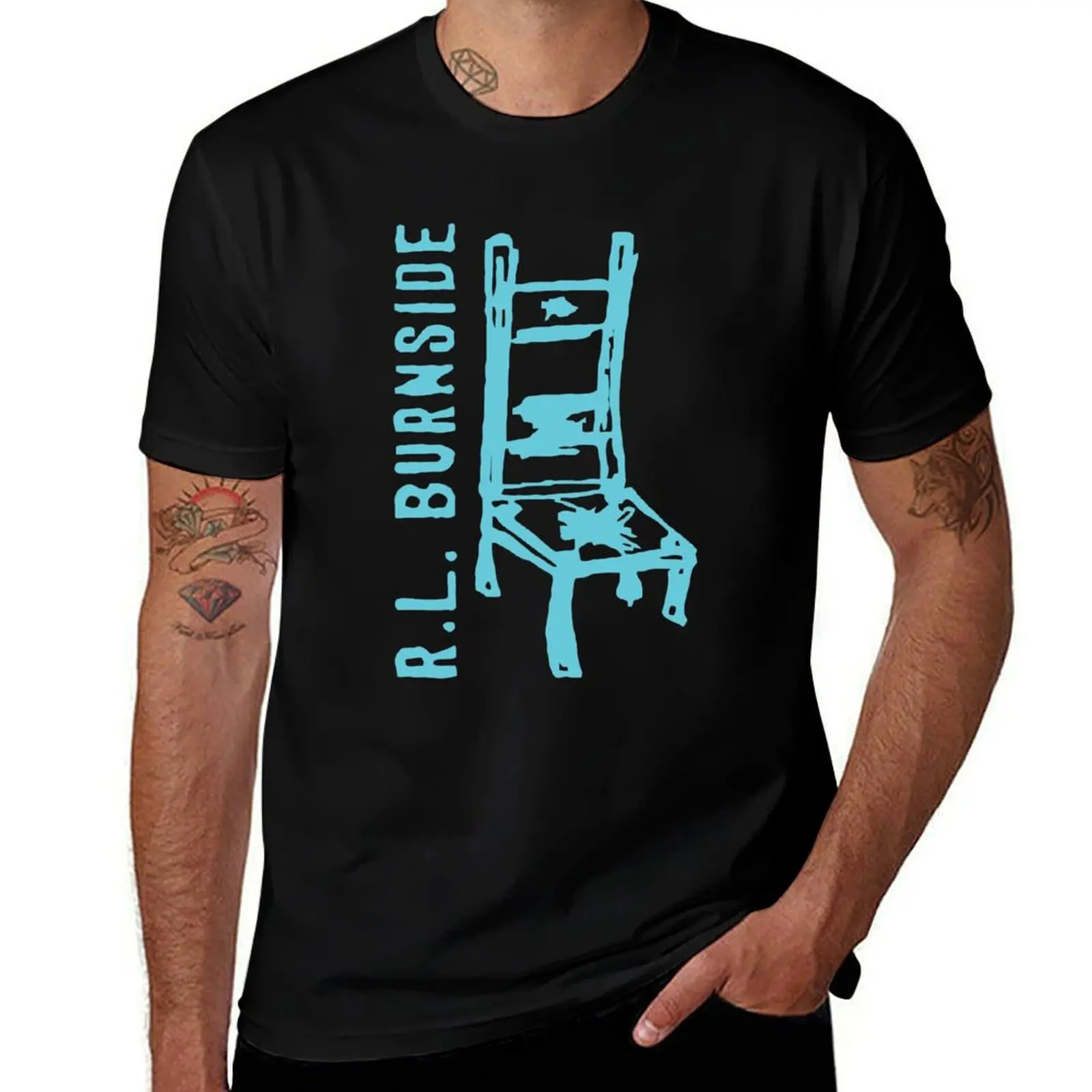 

R L Burnside T-Shirt man t shirt designer cotton t shirts man 100% man t shirt heavy cotton T-Shirt