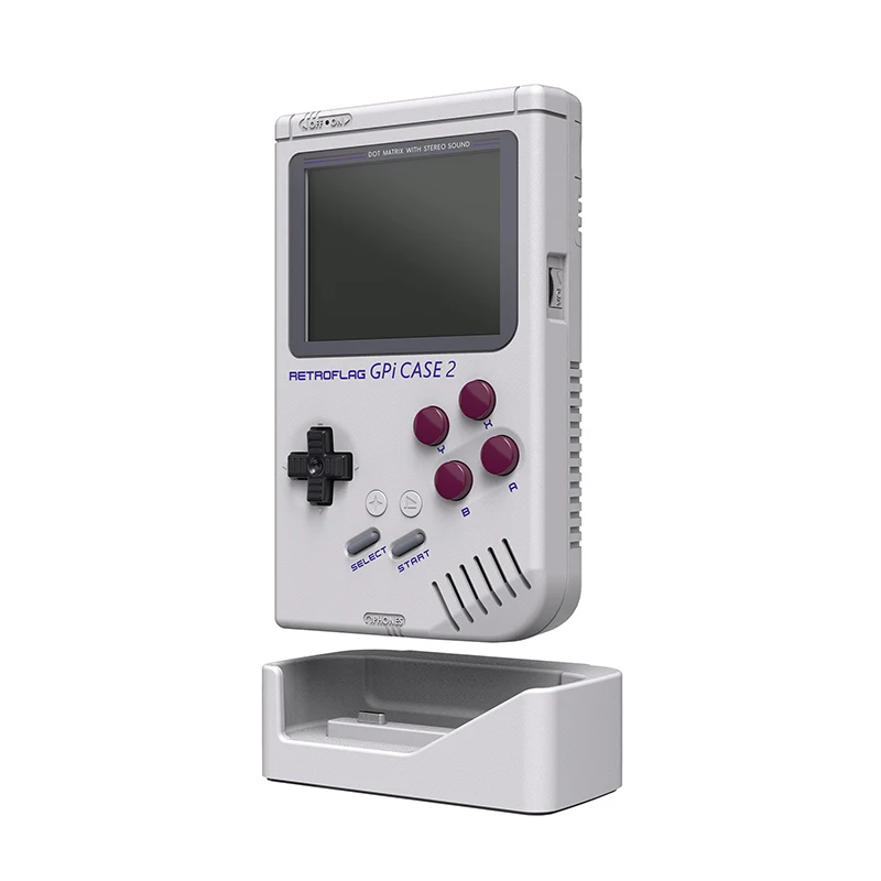 Retroflag-GPi Case 2 Deluxe Edition com Dock, Bolsa de Transporte, 3.0 "LCD, 4000mAh Bateria Recarregável, Raspberry Pi CM4 Lite, eMMC