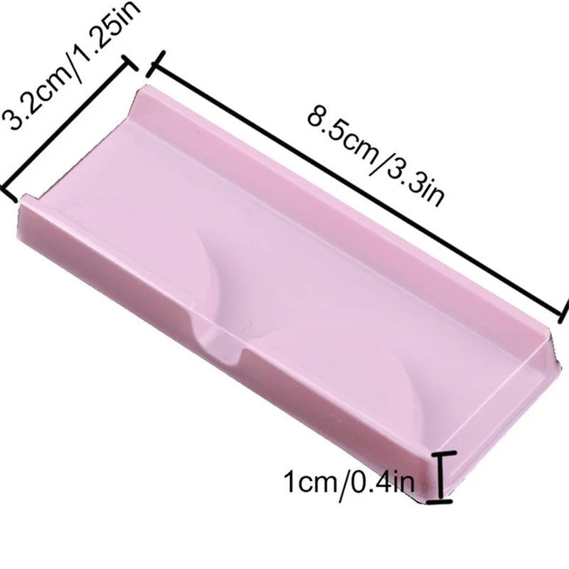 50/100/200PCS Rosa Ciglia Finte Scatola Vuota Ciglia Custodia Contenitore di Immagazzinaggio Organizzatore Professionale Trucco Lash Forniture