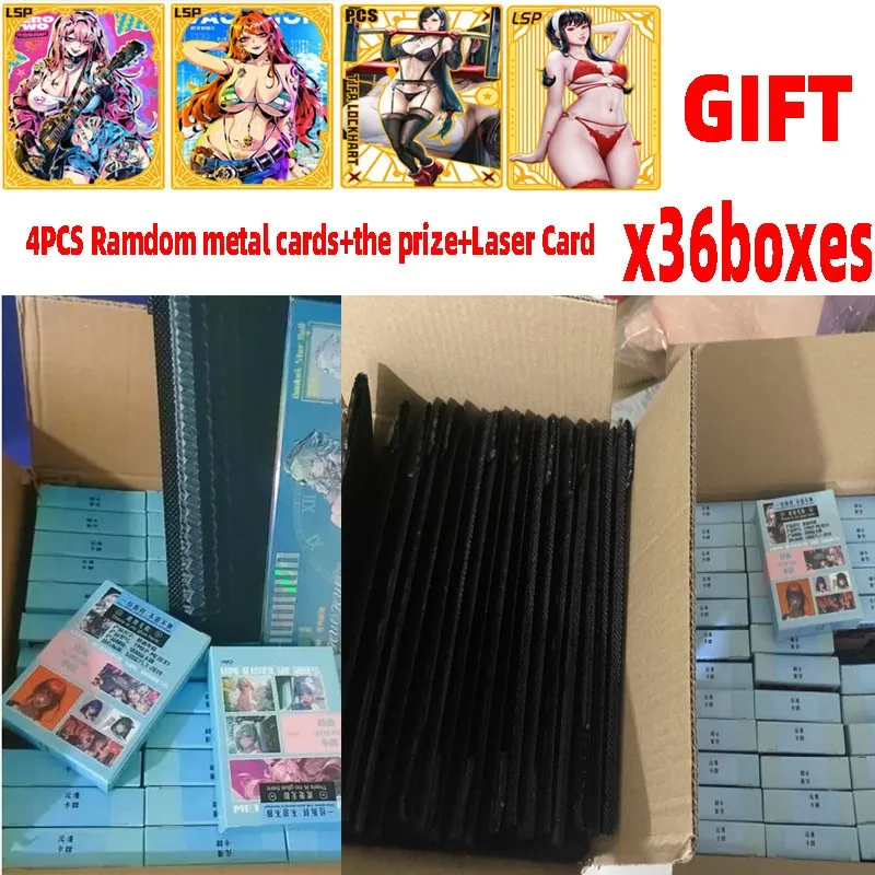 

2024 Wholesale 36boxes Goddess Story Cards Meta Comic Booster Box Anime Beautiful Cah05 Charming Lure Thick Card Game Gift