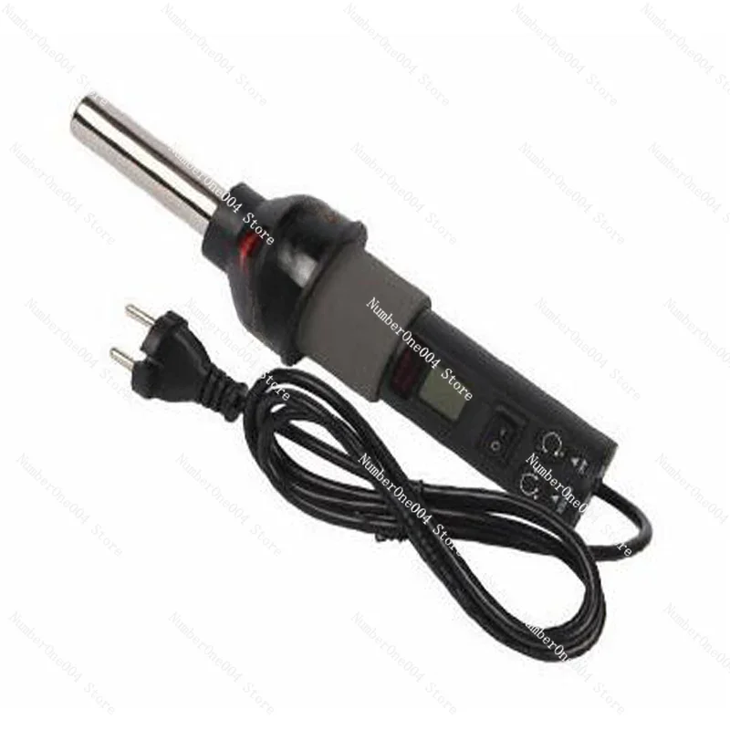 220V LCD Adjustable Electronic Heat Hot Air Gun Desoldering Soldering Station IC SMD BGA Rework 4 Nozzle 8018LCD