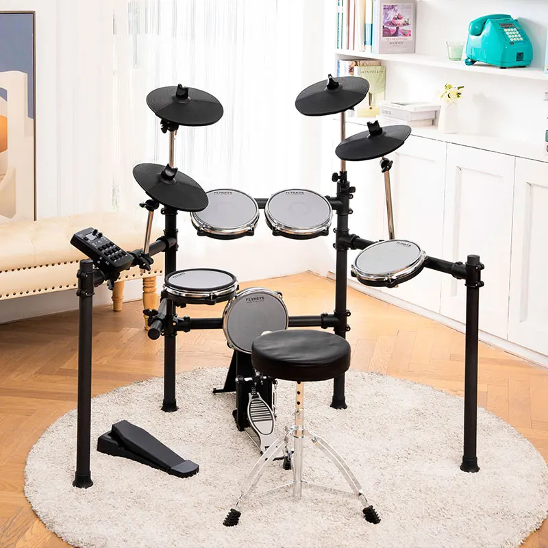 5 Drums And 4 Cymbals Professional Electronic Drum Musical Instruments AD-3S