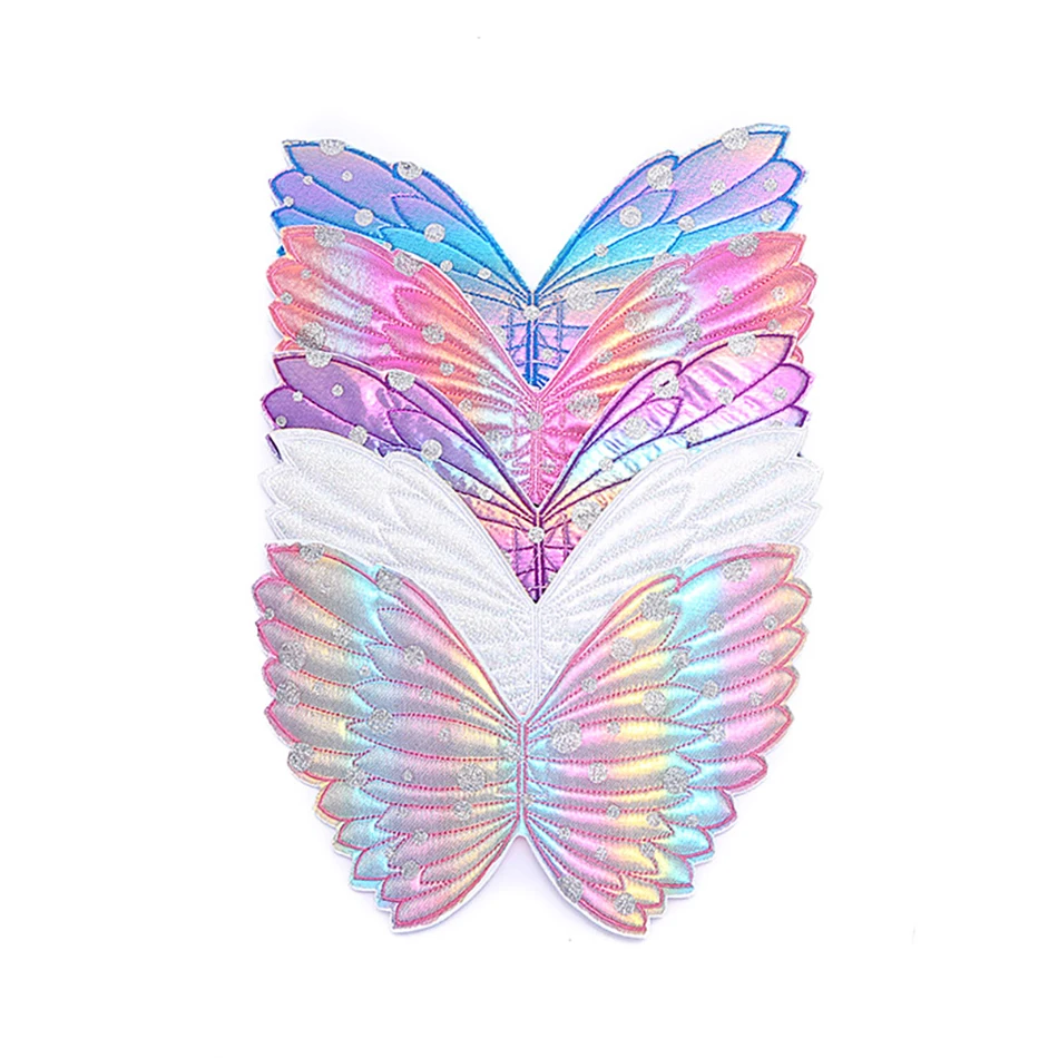 Colorful Butterfly Wings Children Single Layer Elf Fairy Princess Angel Wings for Festival Parties Decoration and Performances