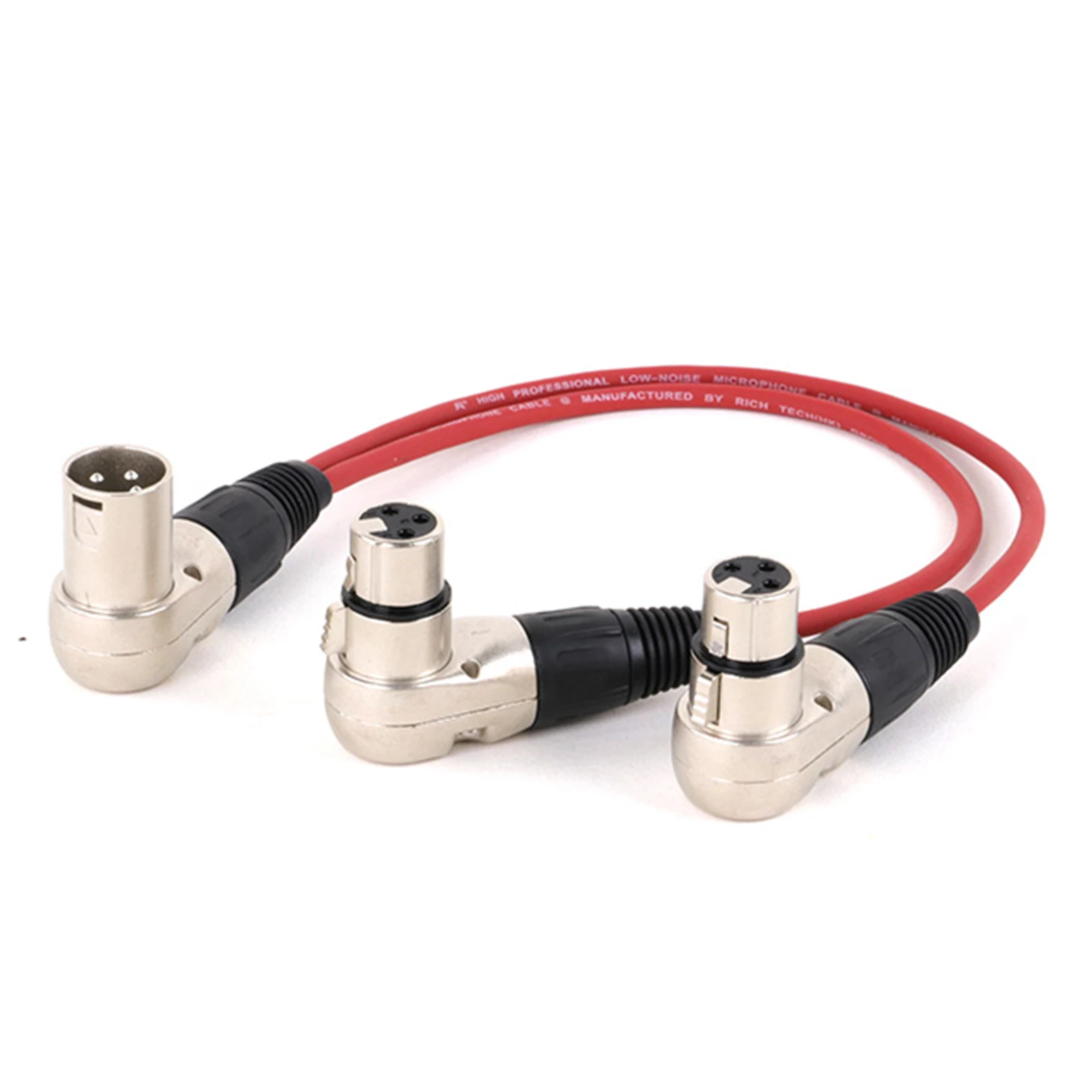 XLR штекер-двойной гнездовой аудиокабель линия 3 PIN Прямоугольный штекер звуковой кабель XLR Y-Сплиттер конвертер на заказ