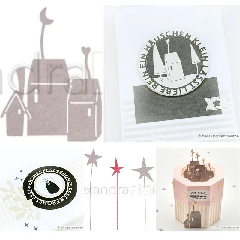 منزل قلادة القمر منزل الجمال المعادن يموت قطع 2025 جديد لتقوم بها بنفسك يموت قوالب الخردة حجز ورقة صنع تخفيضات الحرف كبيرة يموت اليدوية #1