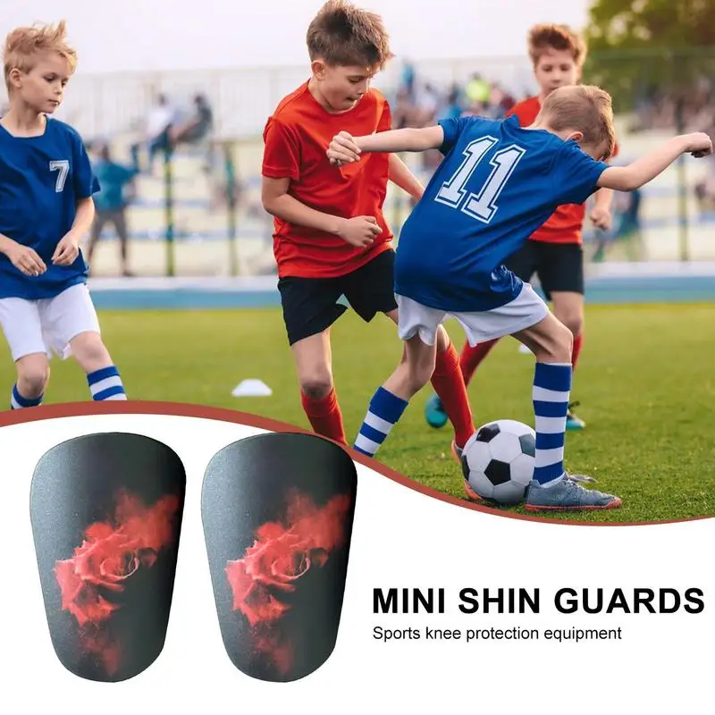 Mini Soccer Shin Guards Tiny Football Shin Pads Miniature Small Sports Protective Equipment Calf Protective Gear For Athletes