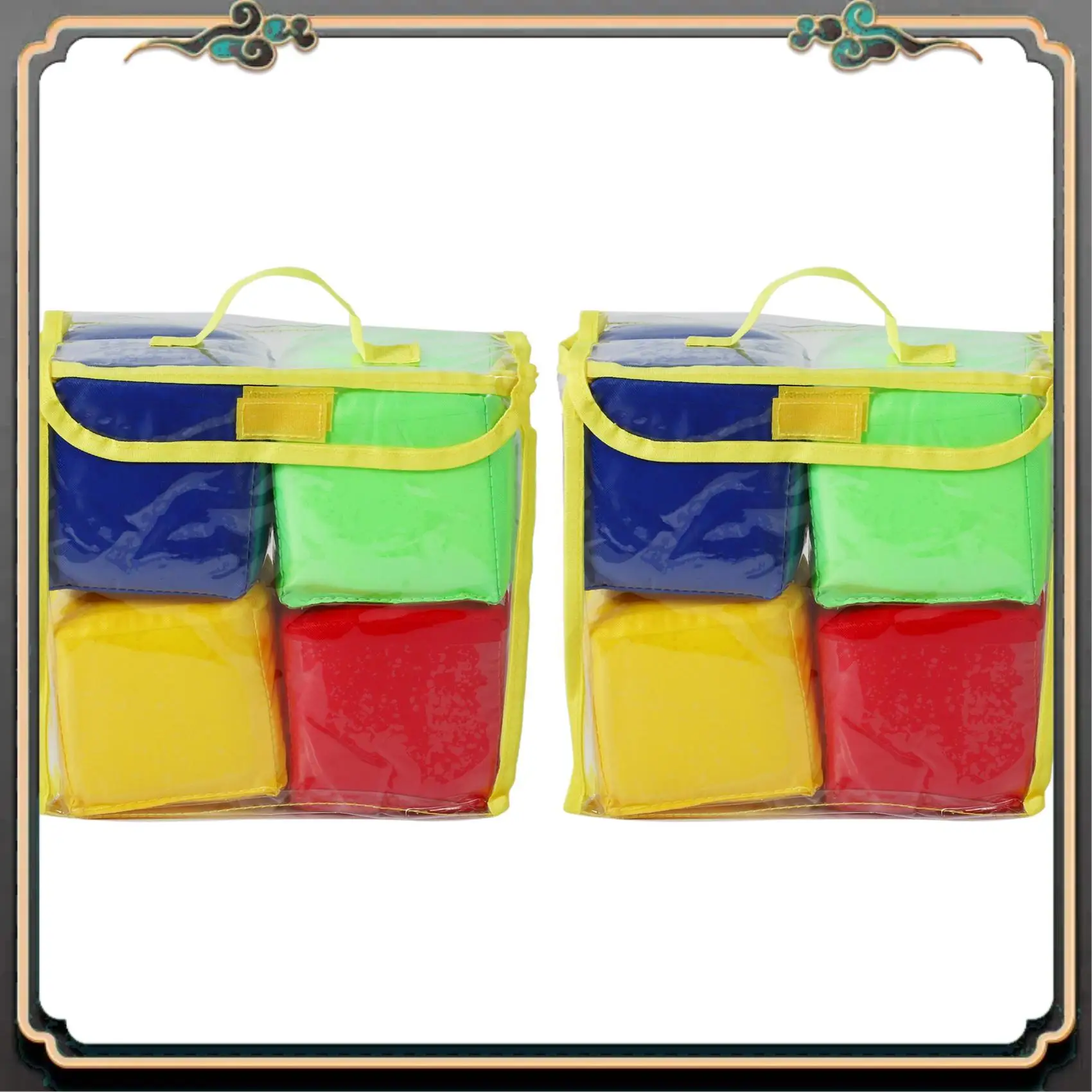 

Премиальные обучающие игральные кости своими руками, карманные квадраты, карманные штабелируемые блоки из пенопласта для фото — набор из 8 шт.