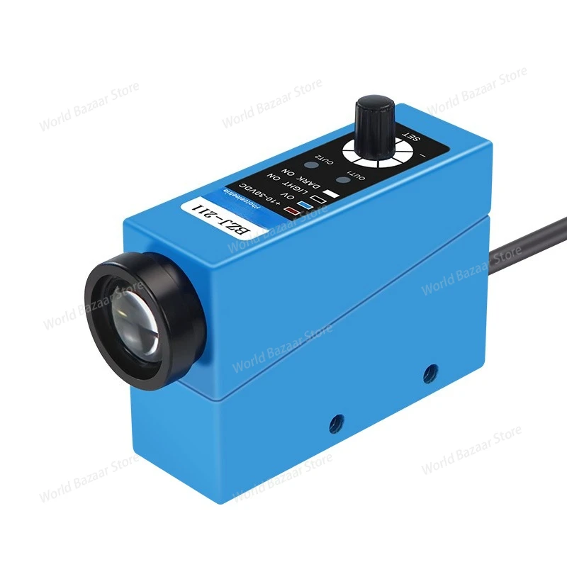 

BZJ-211Color mark sensor,bag-making machine cursor,photoelectric eye,deviation correction sensor,tracking photoelectric switch