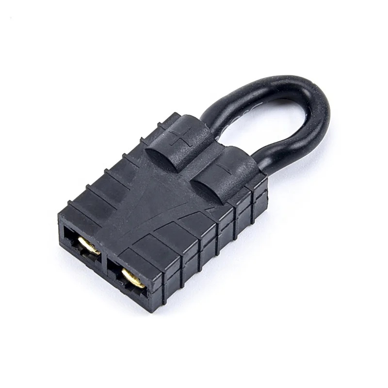 30PCS TRX 12AWG Short Circuit Battery Jumper Cable Wire Female Plug Bind Loop Connector For RC DIY Parts For RC Battery