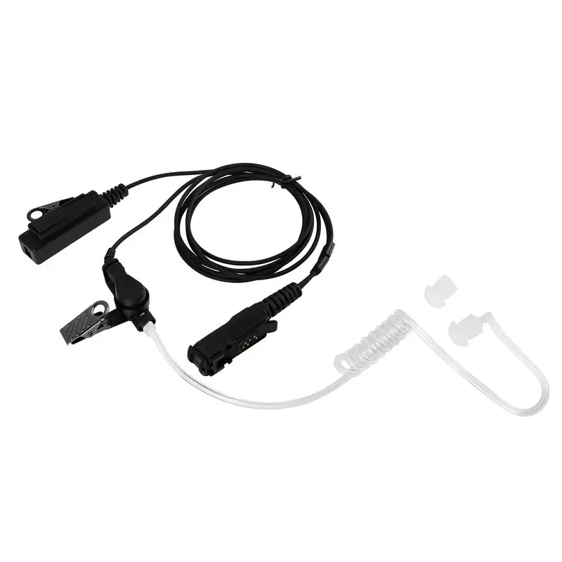 

ABZW Walkie Talkie Air Acoustic Tube PPT Headset Earpiece For Motorola Xir P6600 P6620 XPR3300 XPR3500 MTP3250
